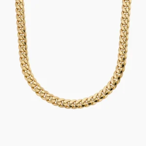 20 In. Cuban Link Chain Necklace in 14K Yellow Gold